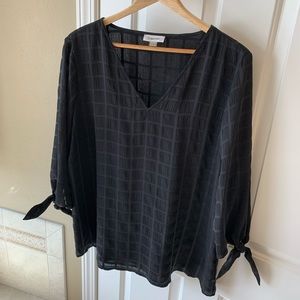 Calvin Klein XL Black Blouse - Womens